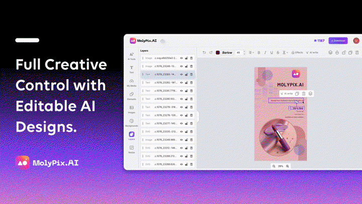 Editable designs