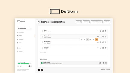Deftform