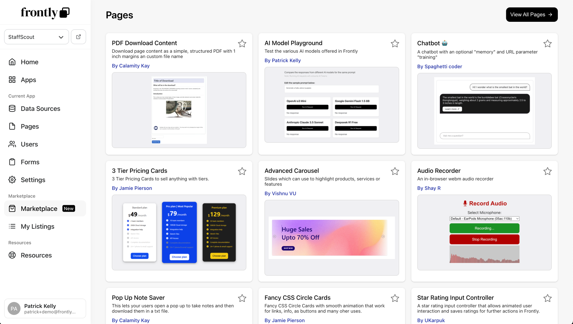 App templates