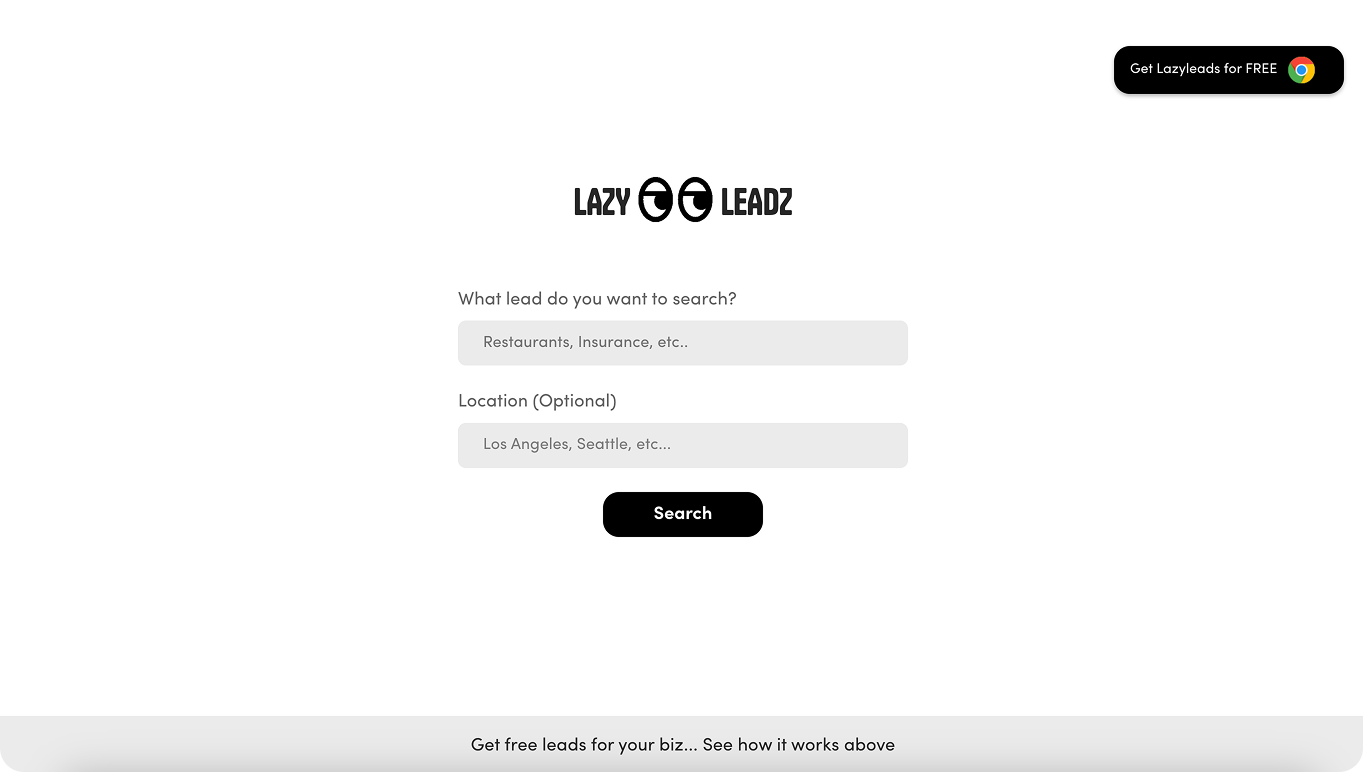 Lead search