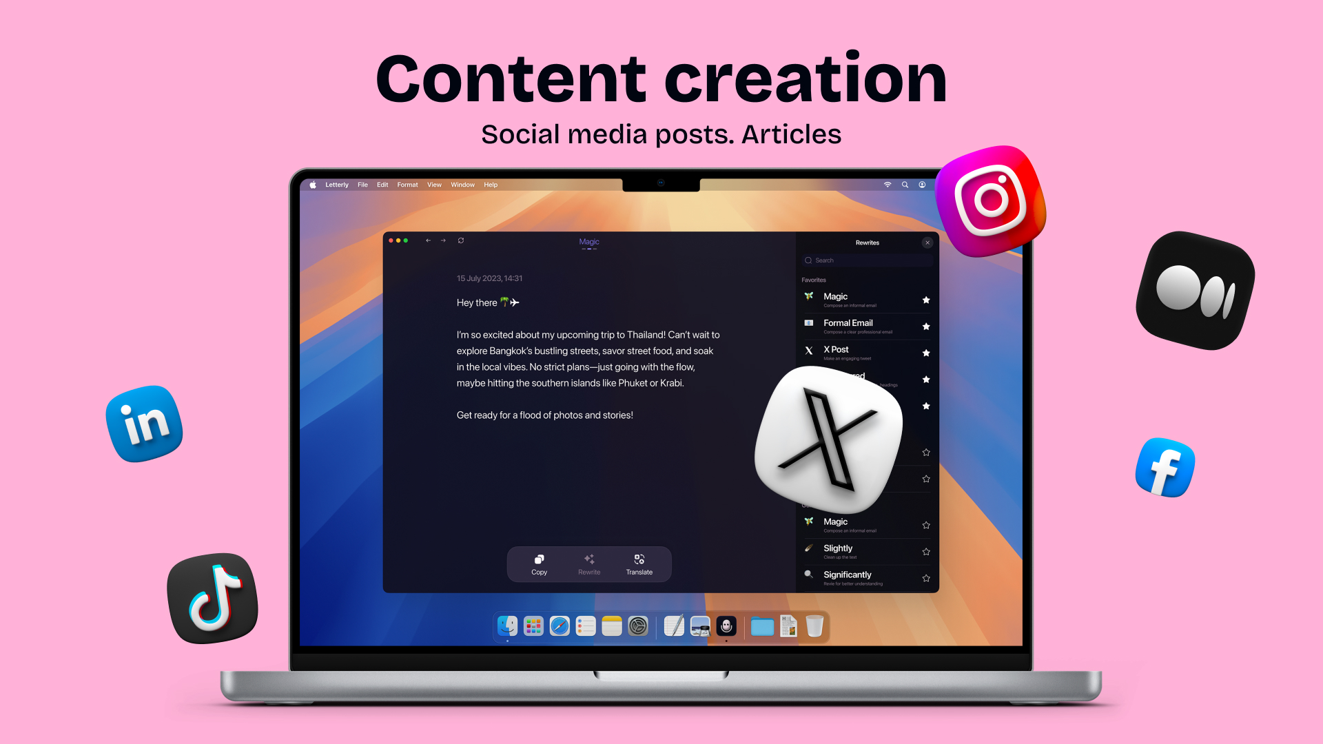 AI content creation